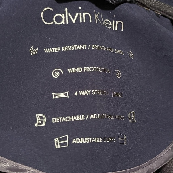 Calvin Klein Soft Shell Jacket with Detachable Hood - Picture 10 of 11